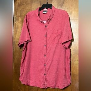 Men’s, Columbia, button down, short sleeve shirt, size XXL